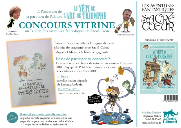 Concours vitrine Le yéti de l'Arc de Triomphe - Sacré-Coeur - janvier 18-001