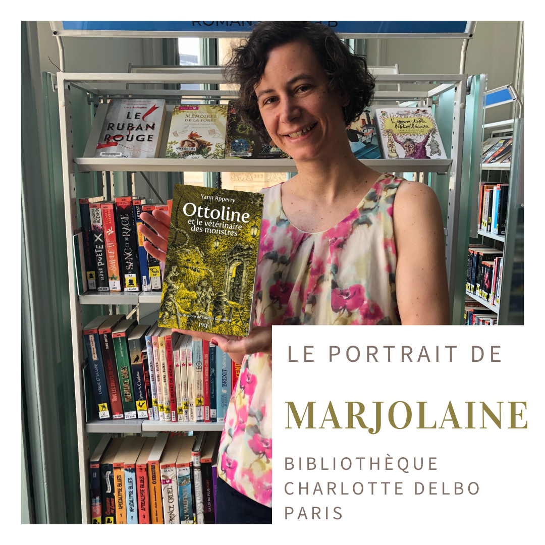Portrait de Marjolaine, bibliothécaire à Paris